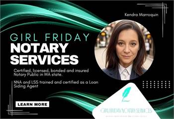 Girl Friday Notary Services | Efficient Mobile Notary Services in Pierce & Thurston Counties