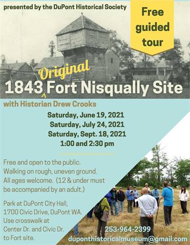 1843 Fort Nisqually site tour